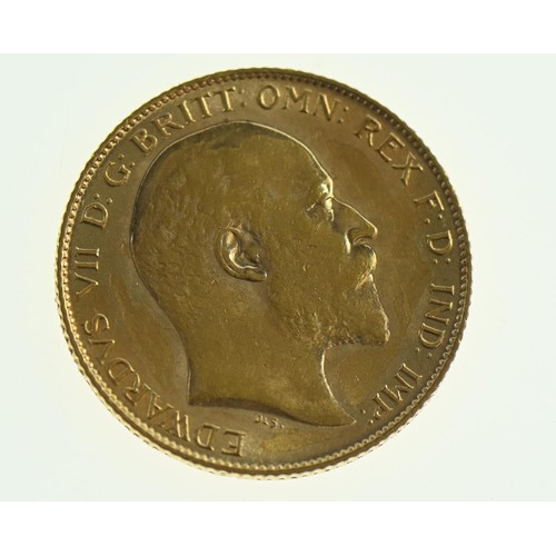 47 - 1910 Edward VII half sovereign