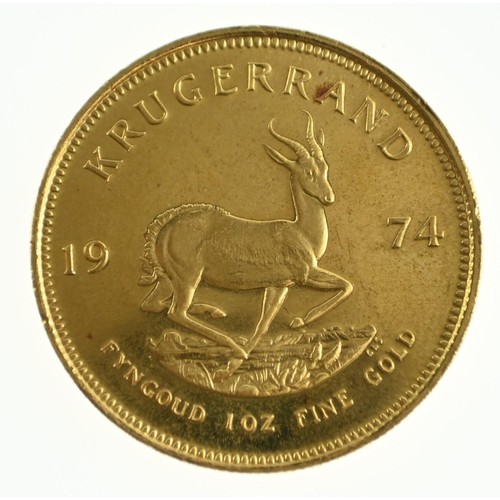 3 - 1974 South Africa full krugerrand