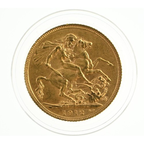 15 - 1912 George V full sovereign