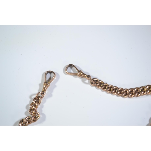 101 - 9ct gold belcher chain with T-bar, gross weight 22.92 grams