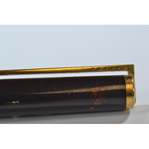 273 - Dupont fountain pen with 18ct gold nib.