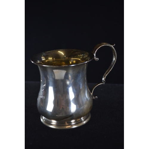 425 - Two Victorian silver christening mugs, including one by RP London 1869 and the other Charles Bo... 