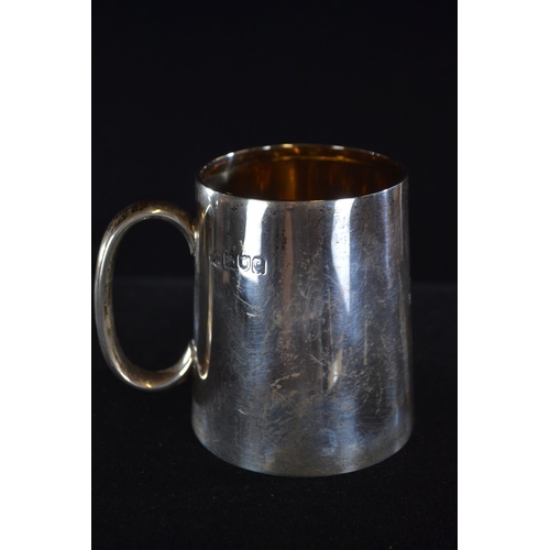 425 - Two Victorian silver christening mugs, including one by RP London 1869 and the other Charles Bo... 