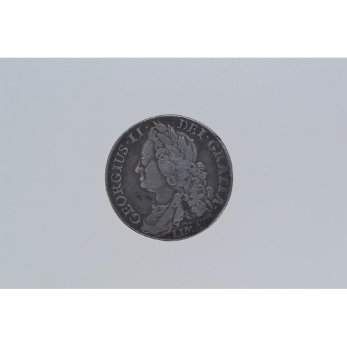 437 - 1745 George II Lima shilling