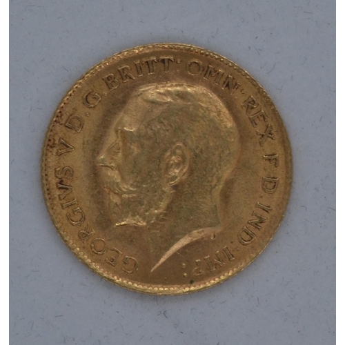 19 - 1914 George V half sovereign