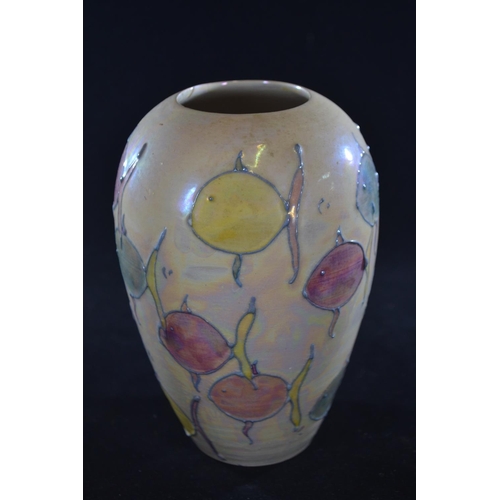 Lise B. Moorcroft; Two Studio Lustre Vases, Both Signed And Dated 2000 ...