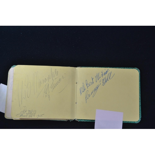 502 - Robin Gibb signed photograph together with a 1950's Autograph album containing autographs of Vera Ly... 