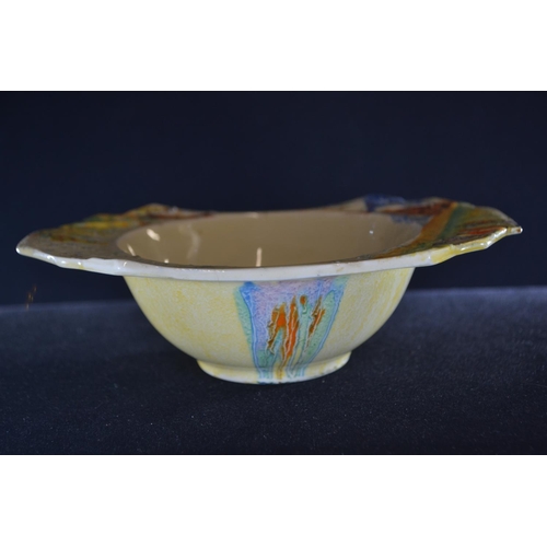 544 - Two Clarice Cliff grapefruit bowls, 'Bizarre' Patina Coastal pattern, Provisional Patent No.23385, c... 