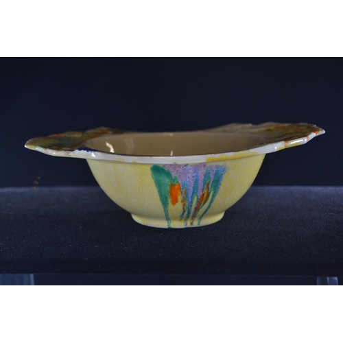 544 - Two Clarice Cliff grapefruit bowls, 'Bizarre' Patina Coastal pattern, Provisional Patent No.23385, c... 