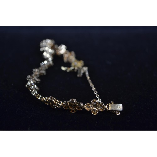 201 - 18ct gold and diamond bracelet, the diamonds together stated to weight 2.00 carats, gross weight 12.... 