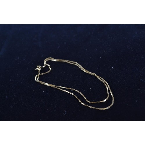 235 - 18ct gold neck chain, circumference 500mm, gross weight 5.07 grams