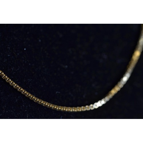 235 - 18ct gold neck chain, circumference 500mm, gross weight 5.07 grams