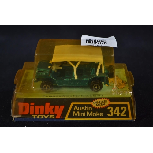 585 - Dinky Toys Austin Mini Moke 342 die cast metal.