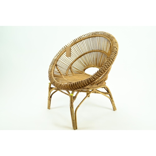 683 - Rattan Chair thought to be by, Franco Albini circa 1950's. W80 D 63 H83 cm