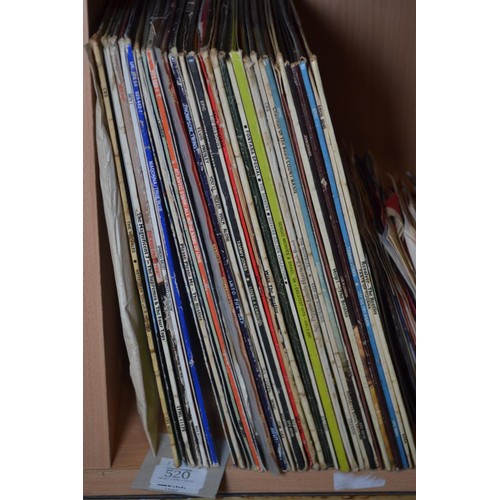 520 - Collection of approximately 42 long playing albums and 40 + singles. Inc , T.Rex, Beatles,  Carpente... 