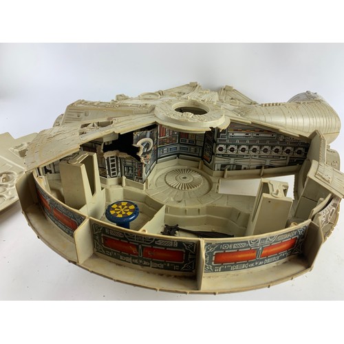 596B - Vintage Star Wars 1979 Kenner Millennium Falcon (Missing some parts) along with other vintage and ne... 