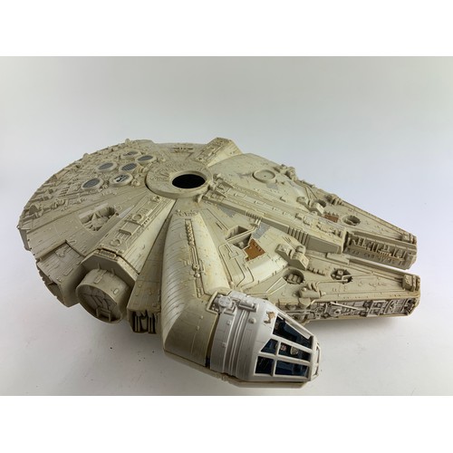 596B - Vintage Star Wars 1979 Kenner Millennium Falcon (Missing some parts) along with other vintage and ne... 