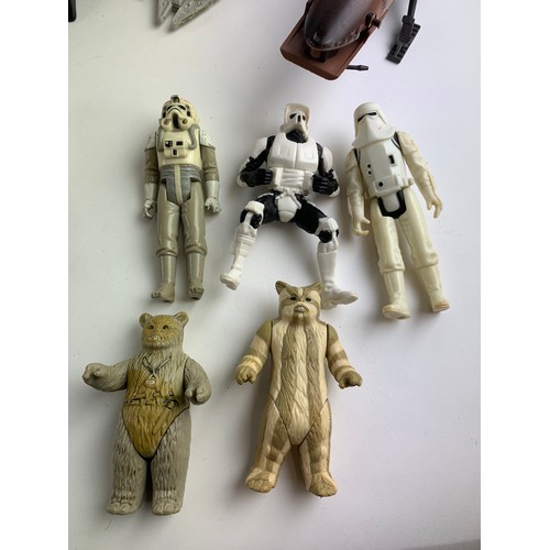 596B - Vintage Star Wars 1979 Kenner Millennium Falcon (Missing some parts) along with other vintage and ne... 