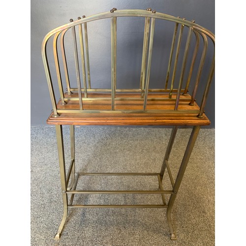 522A - Art deco news paper rack W41cm x D18cm H72cm