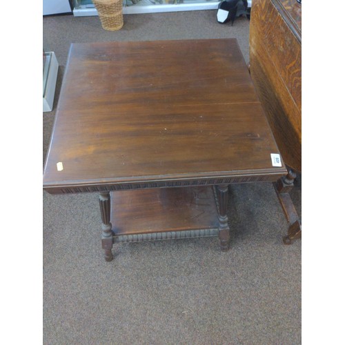 236 - Vintage square occasional table.W58 D58 H67cm