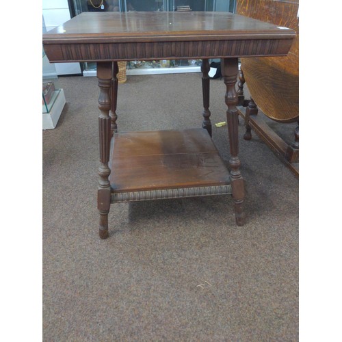 236 - Vintage square occasional table.W58 D58 H67cm