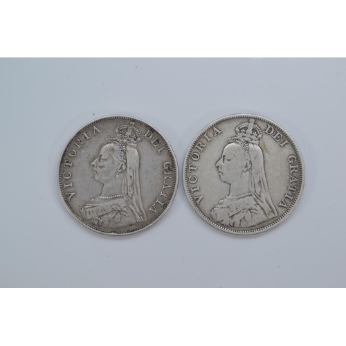 442 - 1889 and 1890 double florins