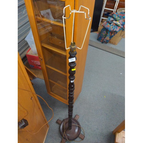 514 - Standard lamp, working order. H160cm