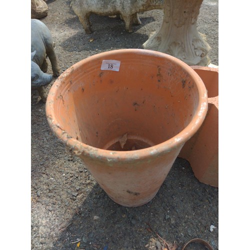 18 - terracotta pot planter + honeycomb terracotta planter