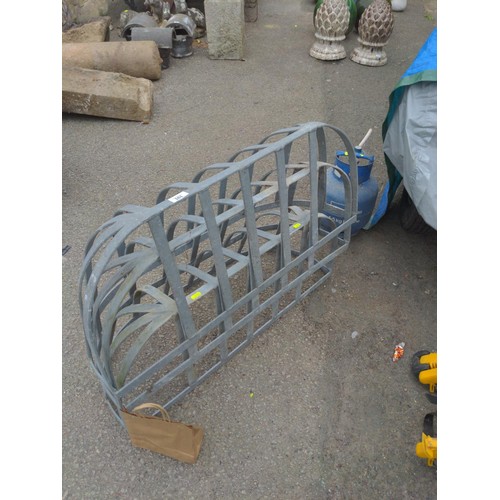 191 - 3 x galvanised wall feeders 