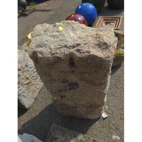 26 - Granite post/ pedestal base W32cm X W18cm X h60CM