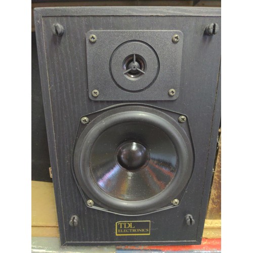 274 - 2x TDL Near field monitor speakers