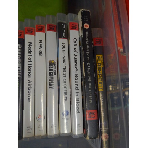 280 - Box of Playstation 3 games inc. Assassin's Creed, Call of Duty 4 & South Park The Stick of Truth