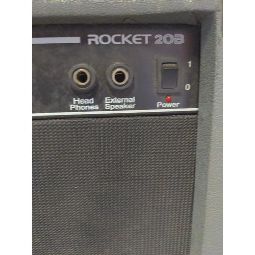 283 - Rocket 20B Bass amplifier, w38 h34cm