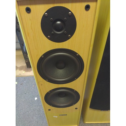 291 - 2 x Acoustic solutions AV-120 floor standing 130 watt speakers 