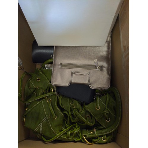 298 - Box of handbags inc. Radley London and Jasper Conran