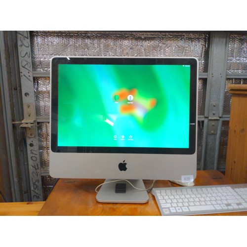 429 - Apple I Mac PC APPLE iMac A1224  Approx 2007 20-Inch Intel Core 2 Duo with keyboard and mouse. Does ... 