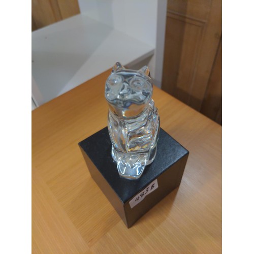 483B - Waterford Crystal Cat. H13cm