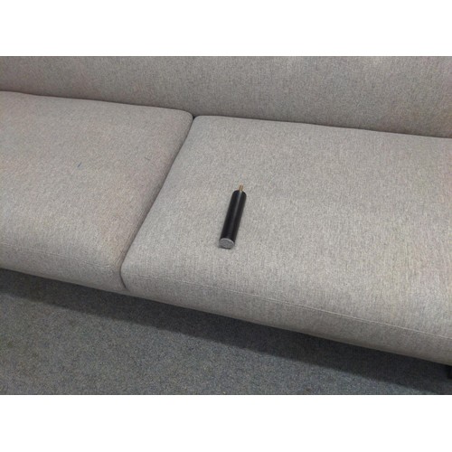 506 - Contemporary grey 2 seat sofa. Very clean condition. W200cm