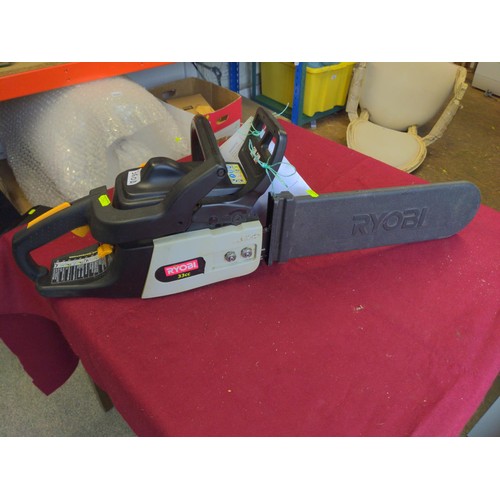 360A - Ryobi PCN3335 petrol chainsaw. Sold in working order.