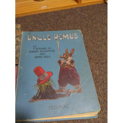 587 - Small collection of mostly children's books inc. Uncle Remus. My Dolly's Home & The Illuminated ... 