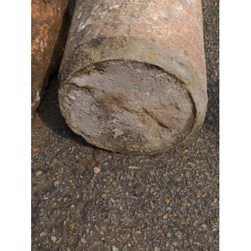 112 - Granite roller, Roller/pillar only L86cm x D23cm