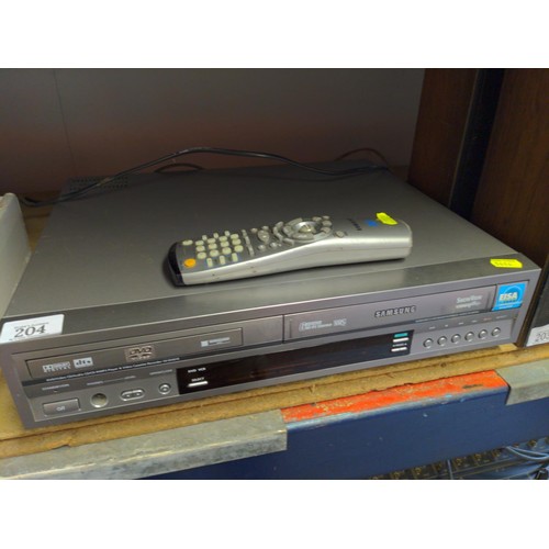 204 - Samsung DVD & video recorder 