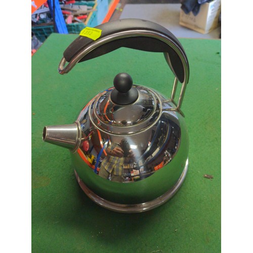 210 - Stainless steal Aga kettle