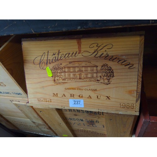 237 - 9 x various wine boxes 