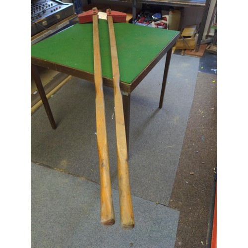 246 - Pair of handmade children's wooden stilts