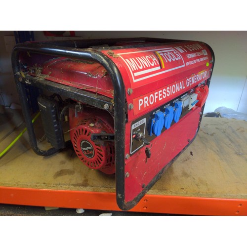 300 - Munich tools 8500w professional air cooled generator 220v + 380v