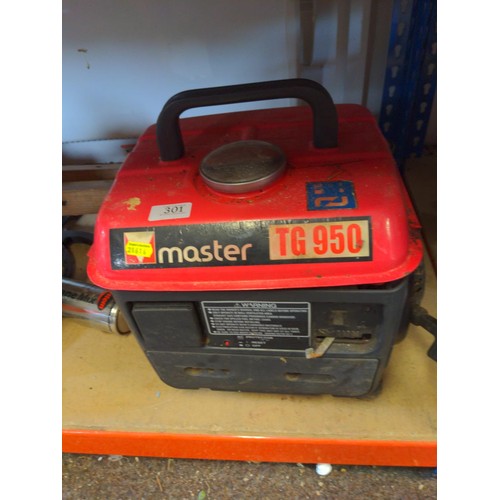 301 - Master TG950 generator, 220-240 volts