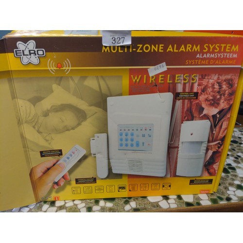 327 - Multi zone alarm system in box