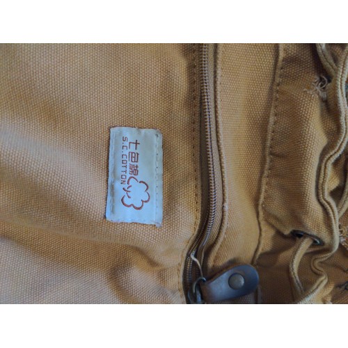 359 - vintage sc cotton ruck sack