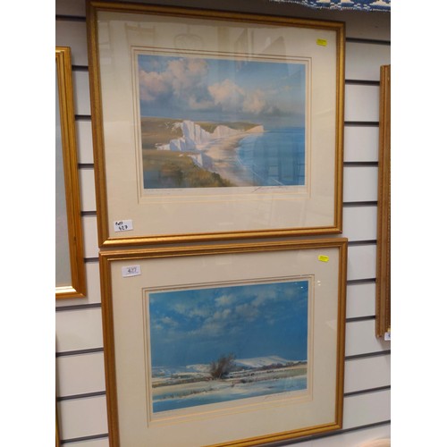 427 - Two Frank Wooton signed ltd prints w 58 h50cm